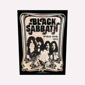 PARCHE ESPALDA BLACK SABBATH - WORLD TOUR 1978