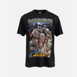 CAMISETA IRON MAIDEN WHERE IS EDDIE? GLOW IN THE DARK
