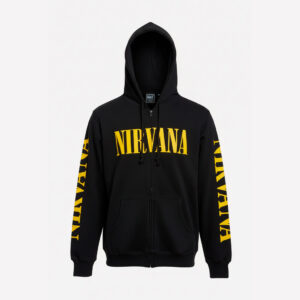 SUDADERA CREMALLERA NIRVANA LOGO
