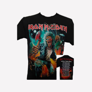CAMISETA IRON MAIDEN - RUN FOR YOUR LIVES / WORLD TOUR 2025