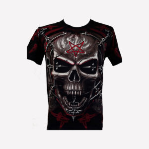 CAMISETA SKULL PENTAGRAM / FULL PRINT